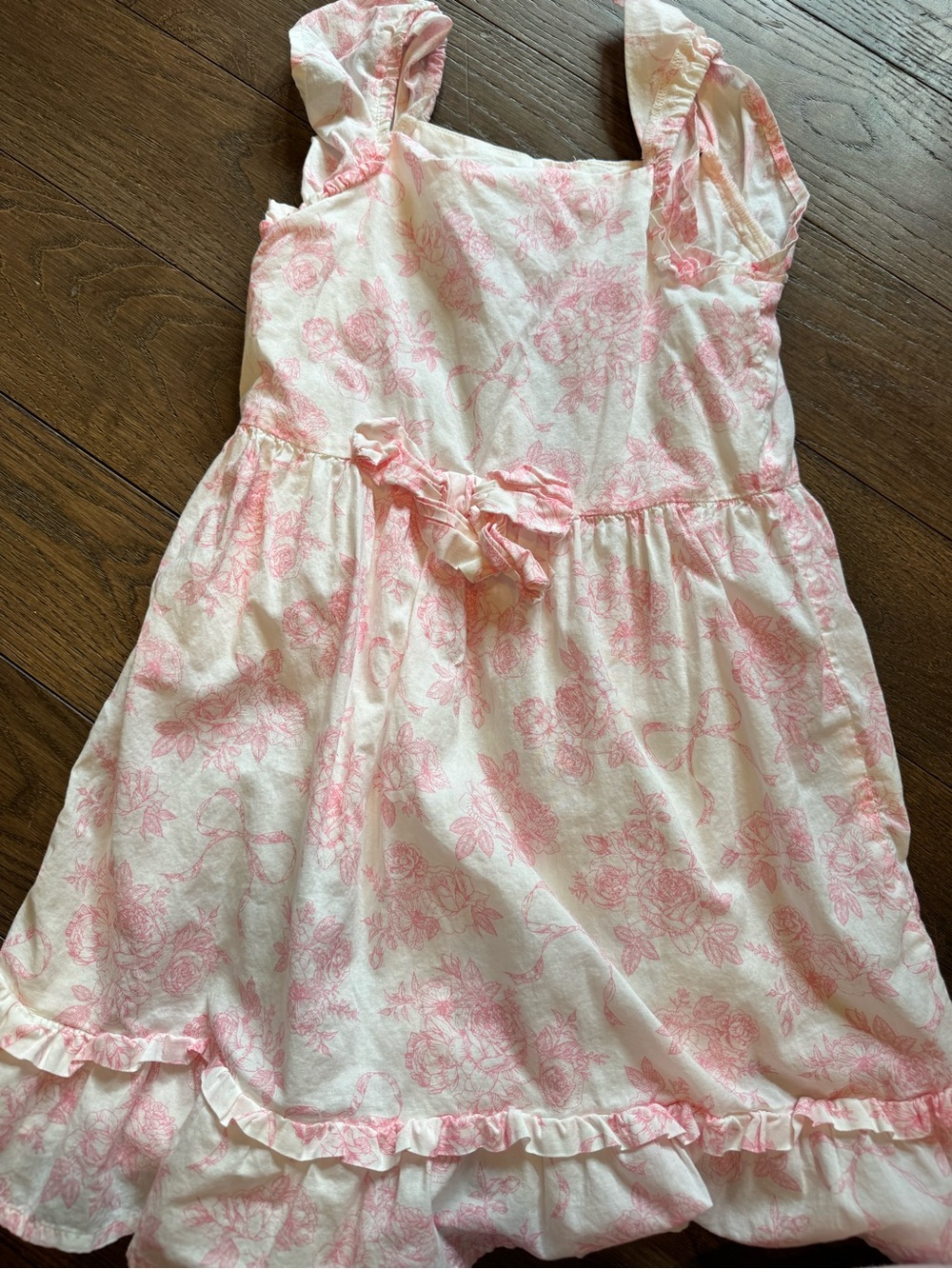 Gymboree Pink Floral Ruffle Sundress